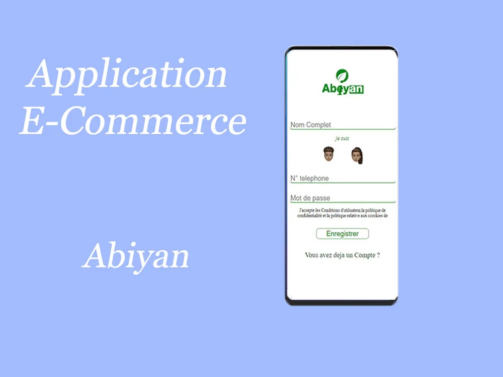 Application e-commerce Abiyan