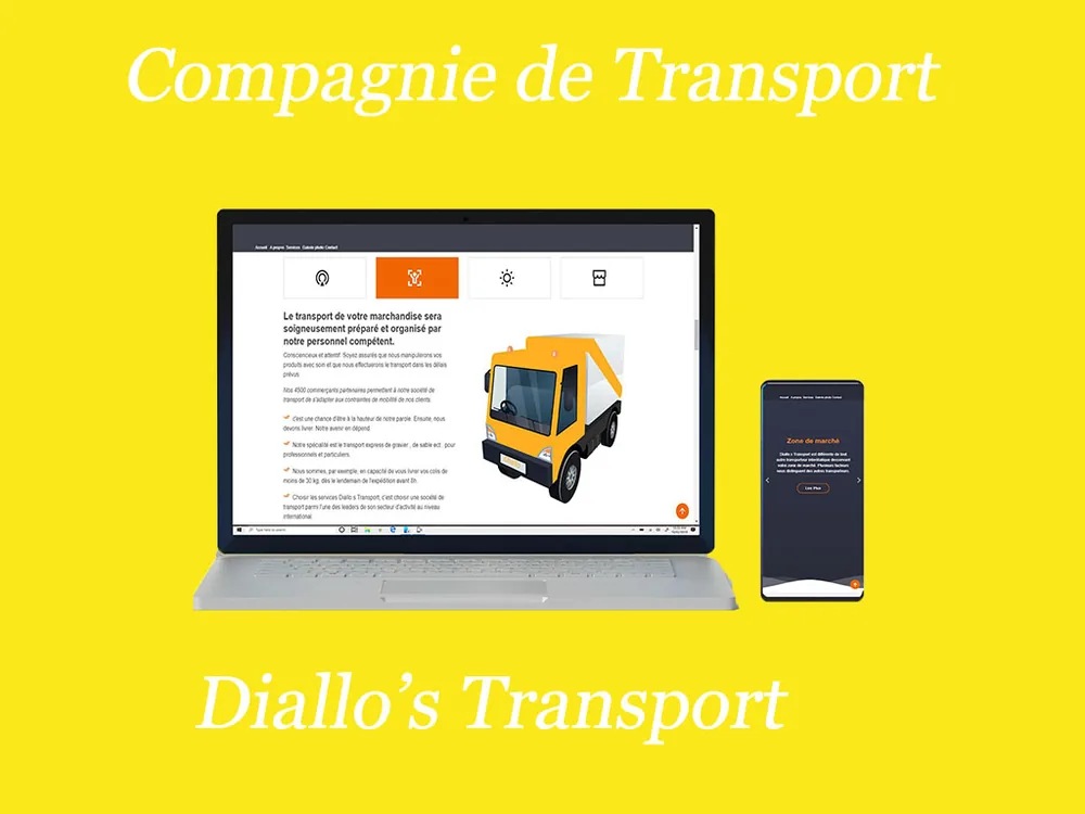 Site de Diallo's Transport