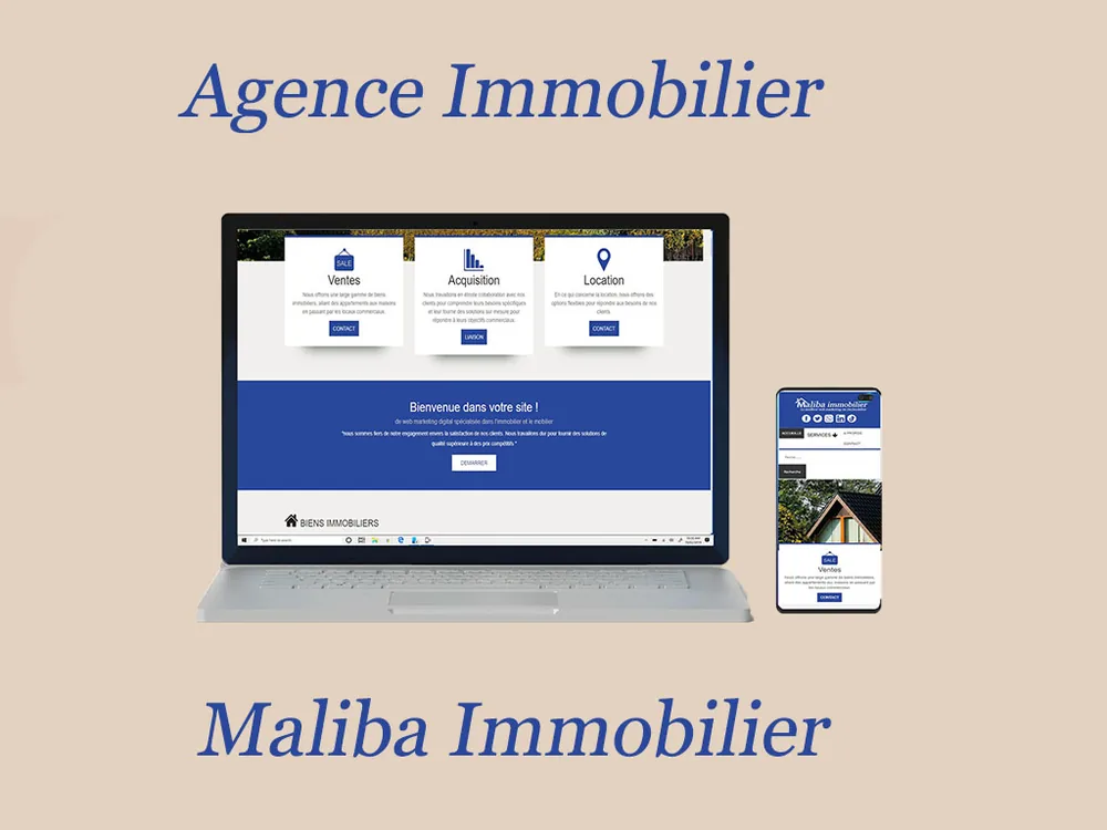 Site de Maliba Immobilier